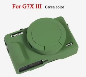 מגן סיליקון ירוק למצלמת קנון - דגם:
Canon g7 mark lll
