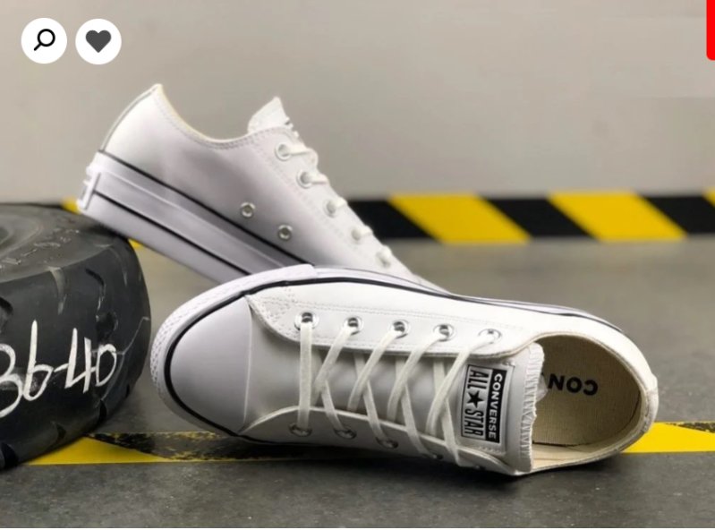 נעלי All Star חדשות מעור
צבע לבן מידה 38 מתאים ל39