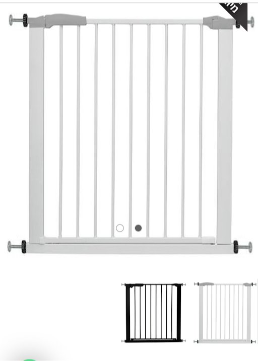 שער בטיחות למדרגות (ללא צורך בחיבור, השער מתכוונן לגודל)
חדש - נמכר מחוסר התאמה