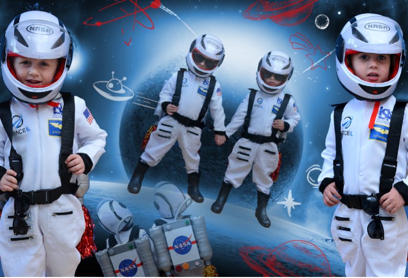 אסטרונאוט מידה 6 מצב חדשש
כולל קסדה קשיחה.

יש לי גם כוכב לתינוק/ת 6m.