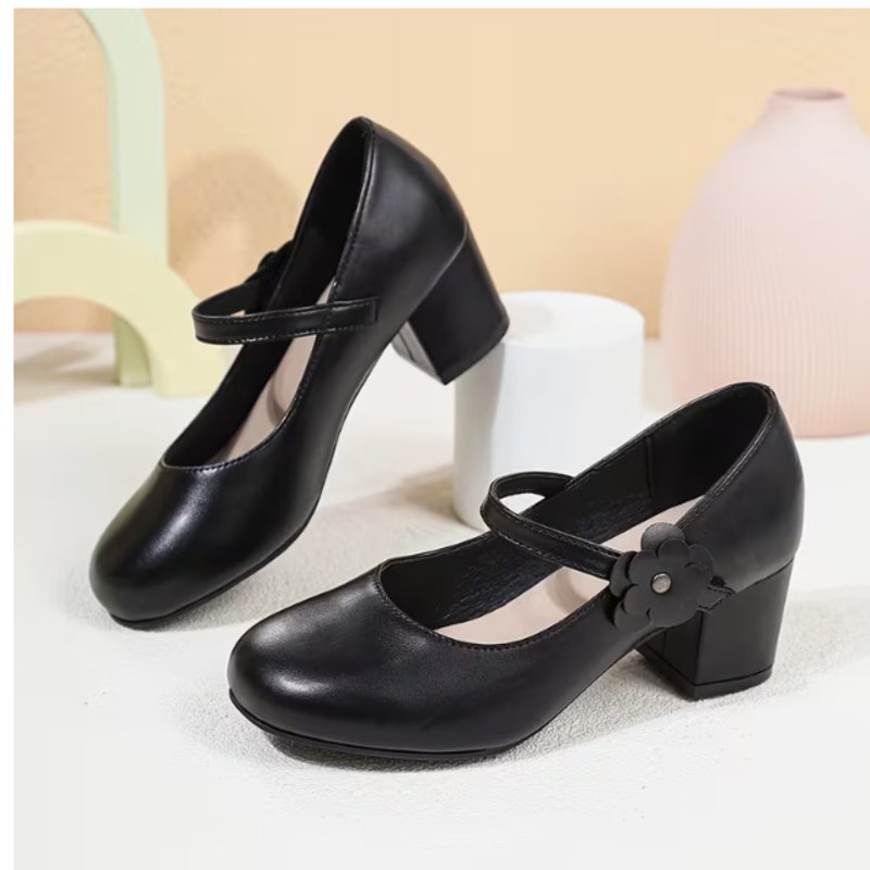 נעל עקב שחורה מטמו מידה 31