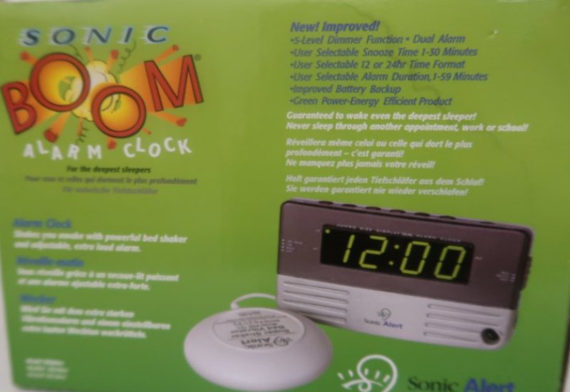 שעון מעורר רטט חזק ועוצמתי חדש בקופסא.
לא היה בשימוש כלל!!!