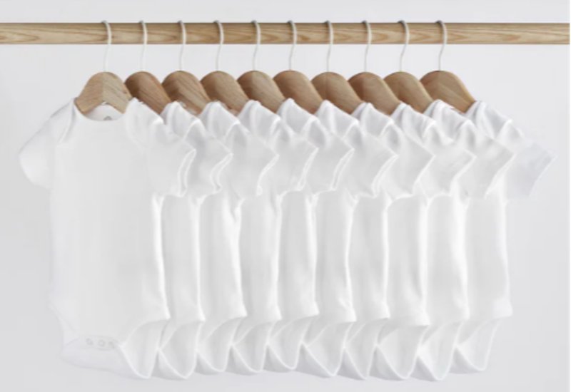 5 גופיות של נקסט במארז שרוול קצר מידה 0-3