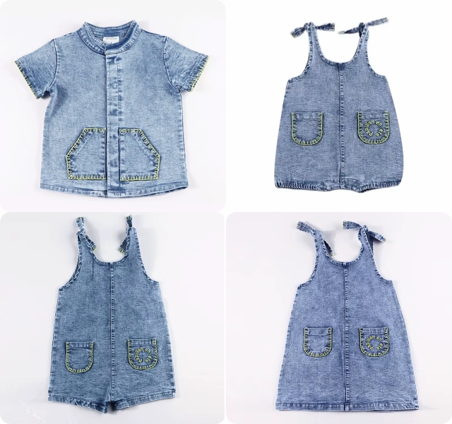 סרבל גינס מגניב לתינוקות