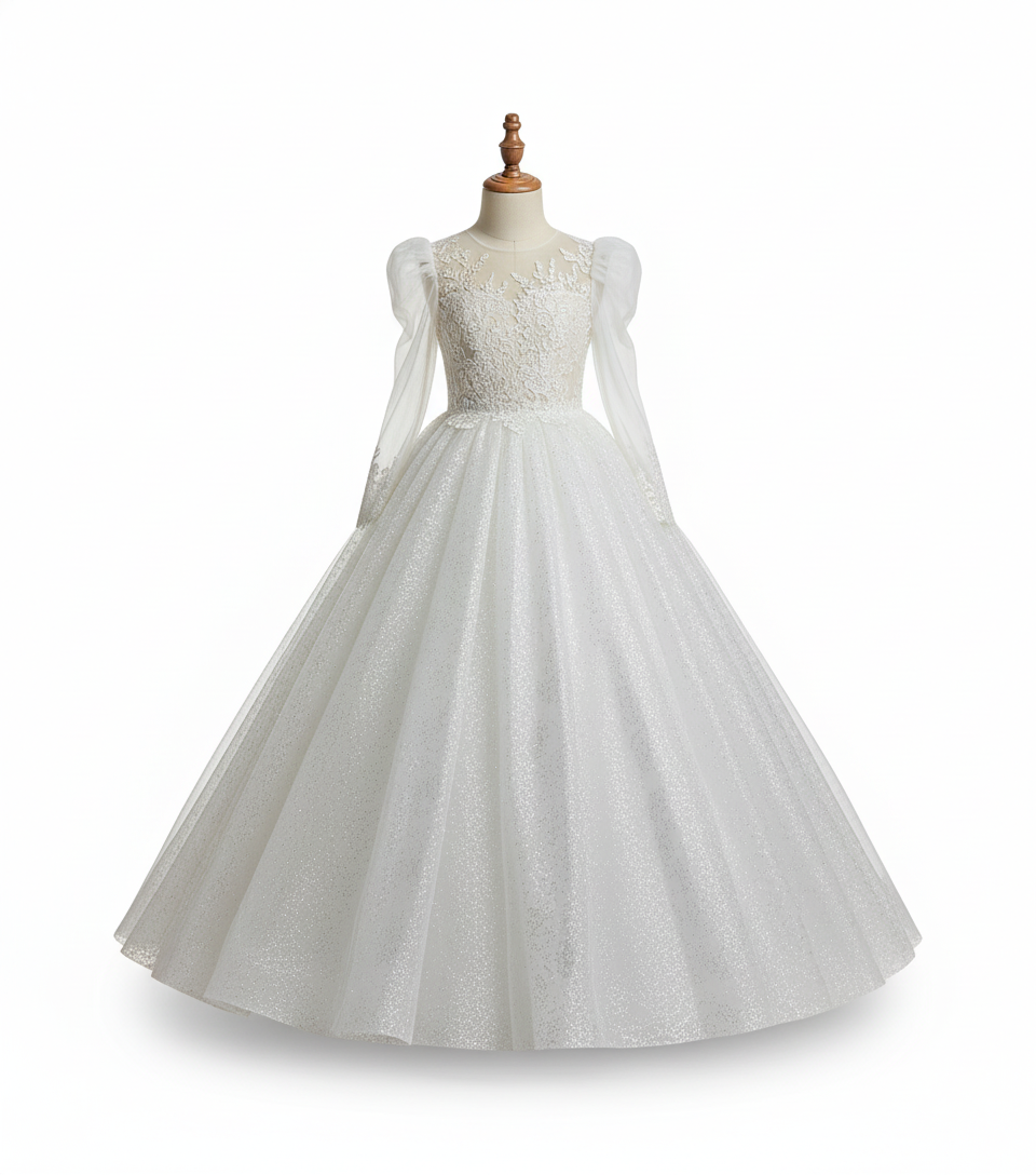 שמלת כלה מפוארת