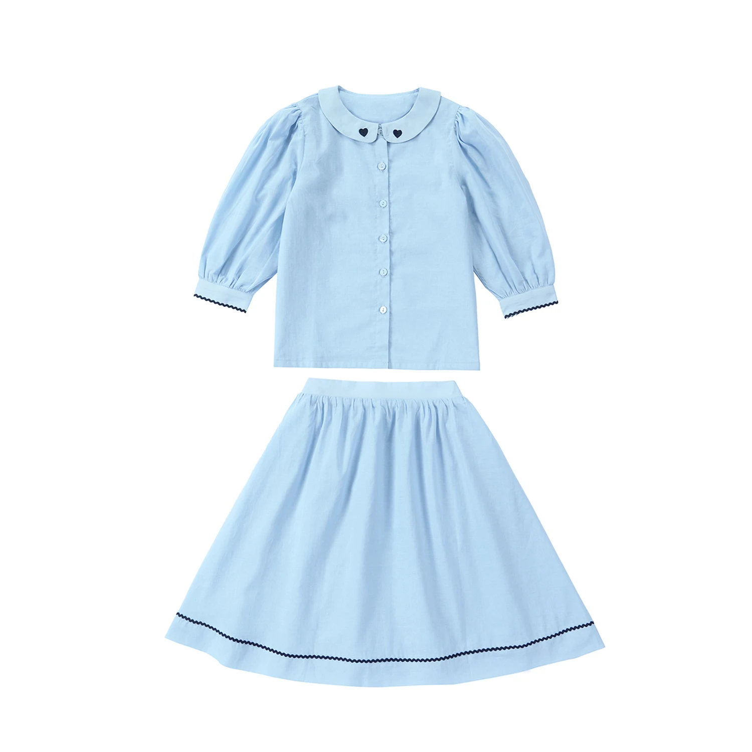 סט חולצה וחצאית