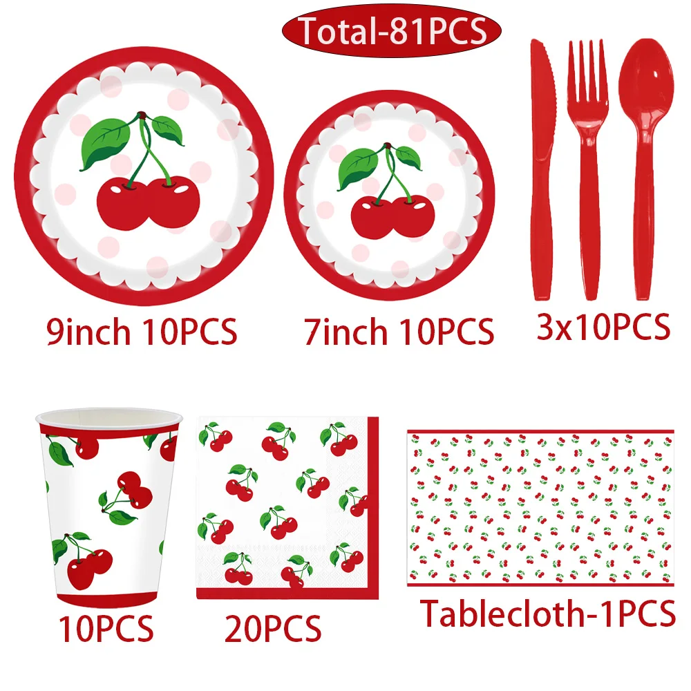 חד פעמי דובדבנים