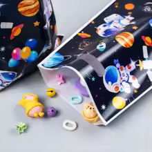 חבילת שקיות ניילון בעיצוב אסטרונאוט לילדים